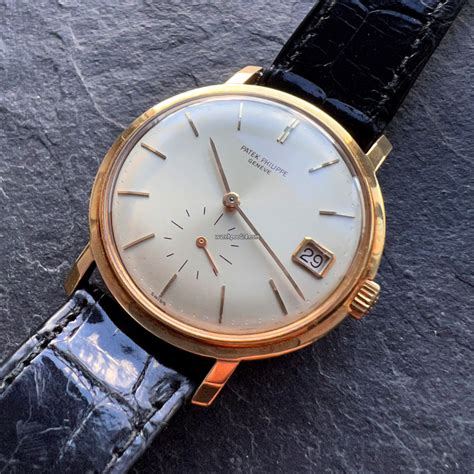 patek philippe calatrava ref. 3445|patek philippe calatrava vintage gold.